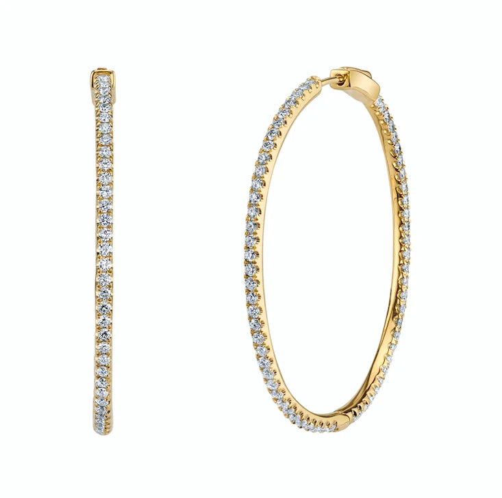 Sparking Bling Classic Fashion Women Jewelry Micro Pave 5A CZ Cubic Zirconia Small Medium Big Sized Hoop Earring