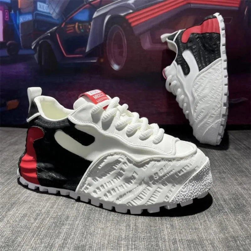 New Sports and Leisure Flat Shoes with Anti slip Suede Running and Men's Sports Skateboard Shoes