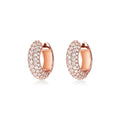 Sparking Bling Classic Fashion Women Jewelry Micro Pave 5A CZ Cubic Zirconia Small Medium Big Sized Hoop Earring