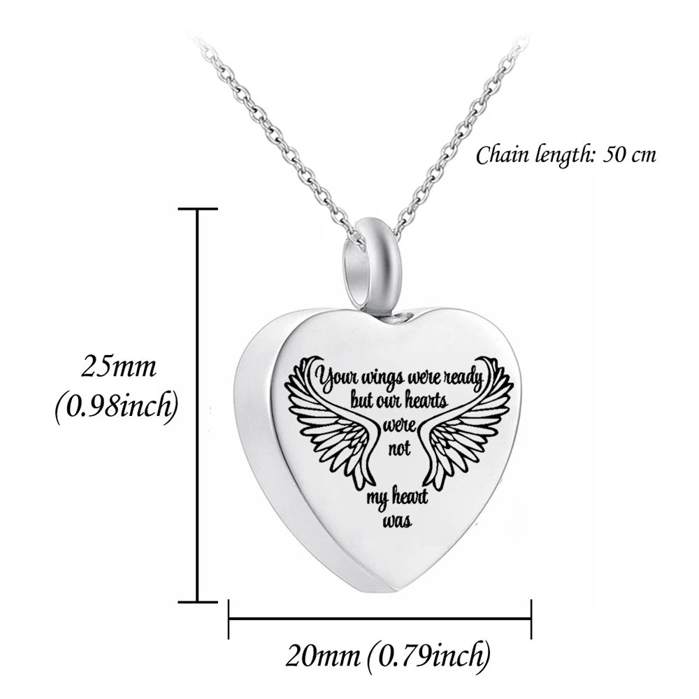 Lovely Dog Print Cremation Pendant Jewelry Ashes Holder Keepsake Cat Dog Memorial Urn Necklace Stainless Steel Cremation Pendant