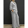 Dropshipping Products Spring Fall Women's Shirt Pants Sets Ladies Clothes Casual Urban Plus Size Two Piece Set Women Clothing