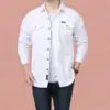 M-6XL New Fashion Men Spring Autumn Shirts Cotton Workwear Pockets Button Lapel Plus Size Long Sleeve Tops Blouse Casual Shirt
