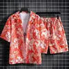 Hainan Beach Suit for Men Summer Casual Floral Poplin Short-Sleeved Shirt Anti-Pilling for Sanya Travel and Seaside Holidays