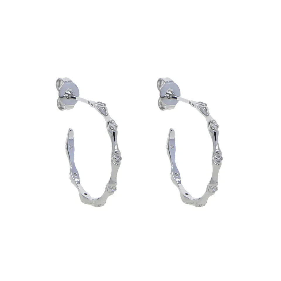 Sparking Bling Classic Fashion Women Jewelry Micro Pave 5A CZ Cubic Zirconia Small Medium Big Sized Hoop Earring