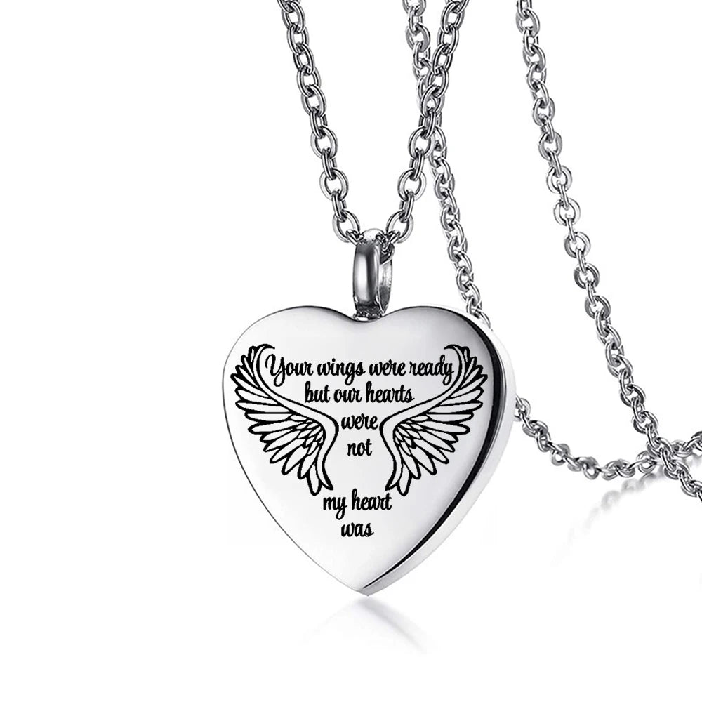 Lovely Dog Print Cremation Pendant Jewelry Ashes Holder Keepsake Cat Dog Memorial Urn Necklace Stainless Steel Cremation Pendant