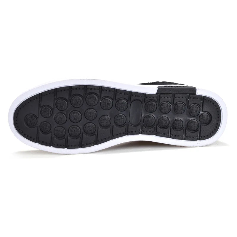 2026 Spring Autumn Men's Casual Shoes Lazy Peep Toe Fashion with Genuine Leather Lining PVC Insole and Phylon Outsole