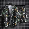 Hainan Beach Suit for Men Summer Casual Floral Poplin Short-Sleeved Shirt Anti-Pilling for Sanya Travel and Seaside Holidays